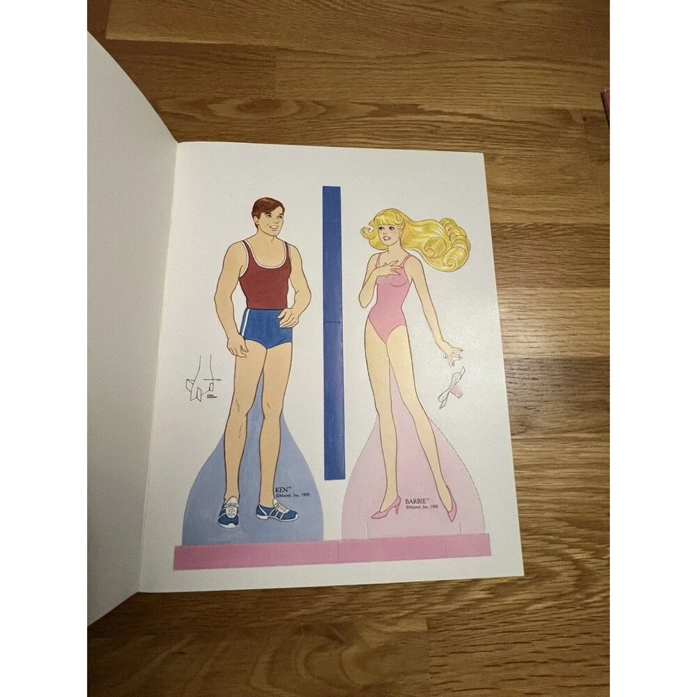 Vintage Barbie Paper Doll Lot of 5 Golden Book Lot - Picture 10 of 14